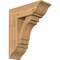 Ekena Millwork Merced Traditional Smooth Bracket w/ Offset Brace, Western Red Cedar, 7 1/2"W x 20"D x 24"H BKT0806X20X24MRC01SWR - alternate 1